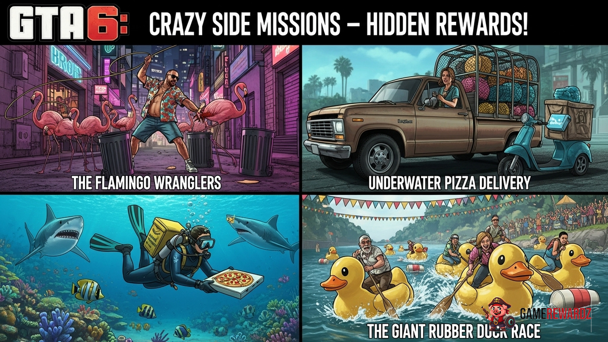 GTA 6: Crazy Side Missions - Hidden Rewards!